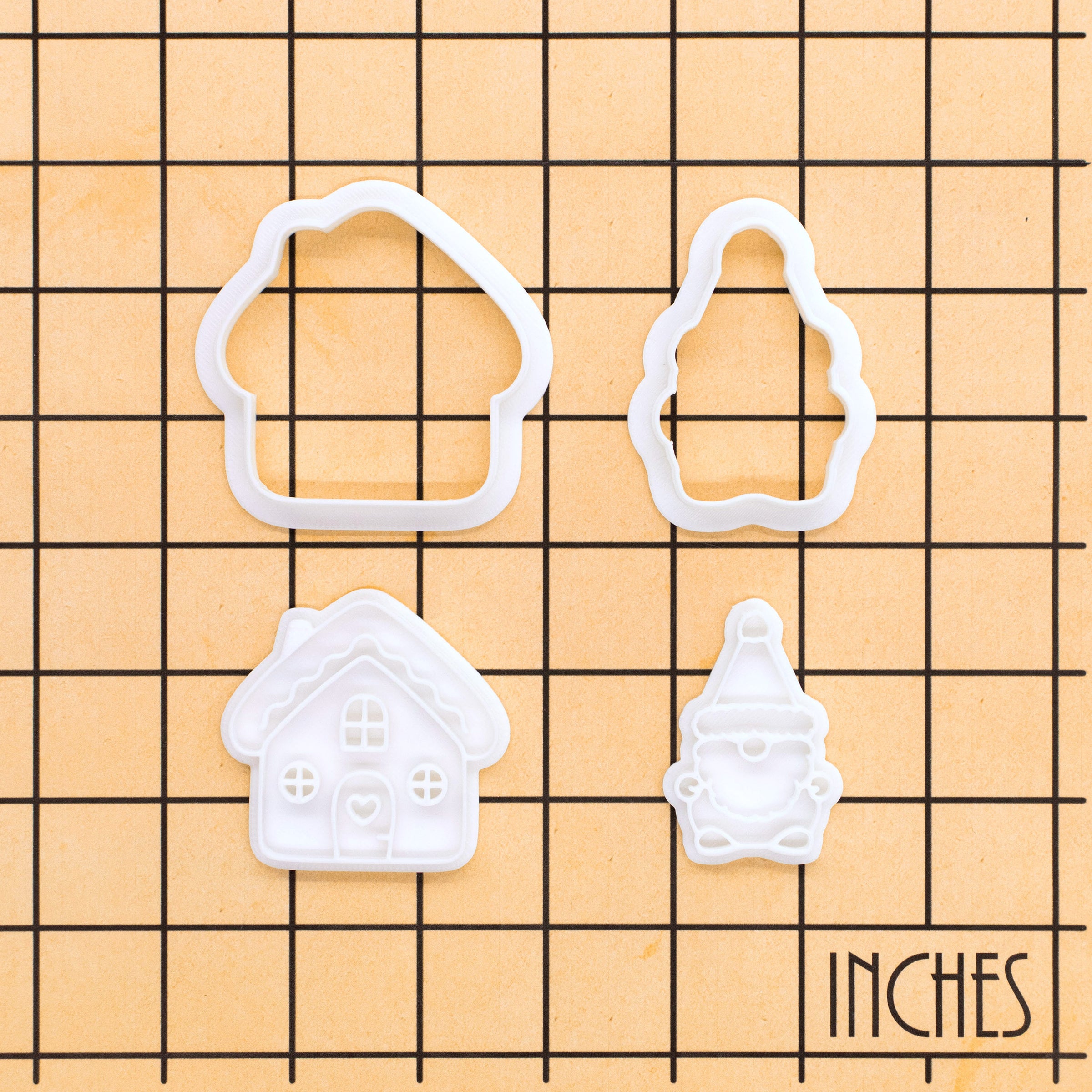 Cottage House & Christmas Gnome Mini Set