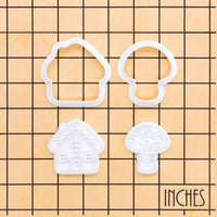 Mushroom & Cottage House Mini Set