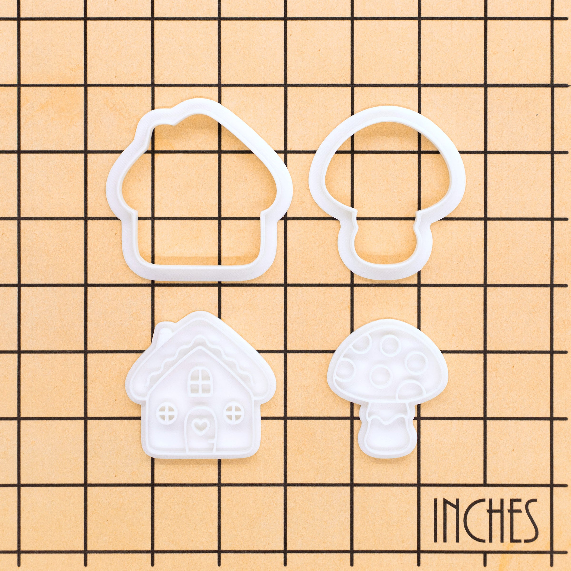 Mushroom & Cottage House Mini Set