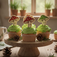 Toadstool Mini Cookie Cutter & Stamp Set
