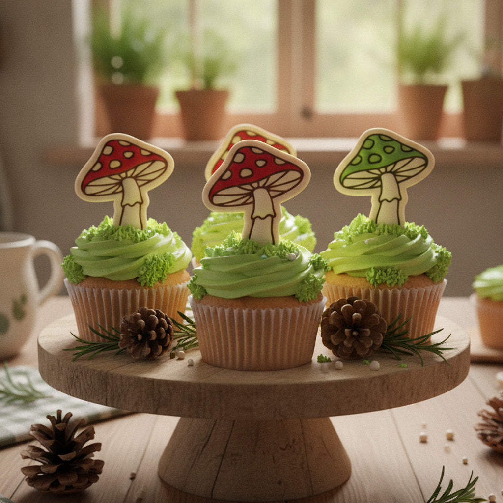 Toadstool Mini Cookie Cutter & Stamp Set