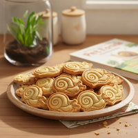 Realistic Snail Mini Cookie Cutter & Stamp Set