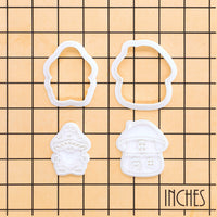 Mushroom Cottage & Mushroom Gnome Mini Cookie Cutter & Stamp Set