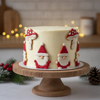 Set of 2 Toadstool & Christmas Gnome Cookie Cutters