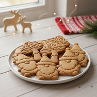 Set of 2 Toadstool & Christmas Gnome Cookie Cutters