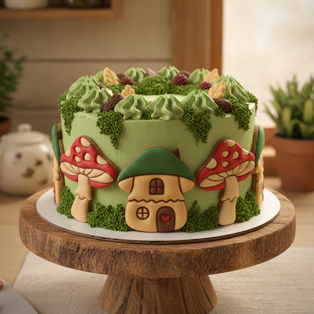 Set of 2 Toadstool & Mushroom Cottage Cookie Cutters