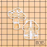 Set of 2 Toadstool & Mushroom Cottage Cookie Cutters