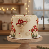 Set of 2 Toadstool & Mushroom Gnome Cookie Cutters