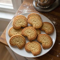 Sagittal View Brain Mini Cookie Cutter & Stamp Set