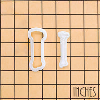 Tibia Bone Mini Cookie Cutter & Stamp Set
