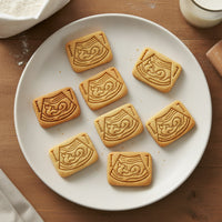 Set of 2 Pregnancy Ultrasound & 20 Week Fetal Baby Mini Cookie Cutter & Stamp Set