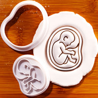 20 Week Fetal Mini Cookie Cutter & Stamp Set