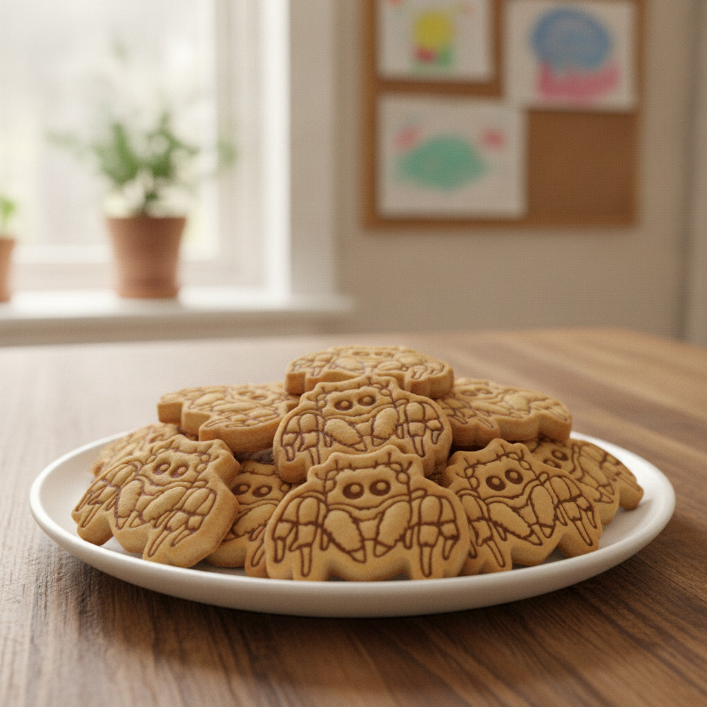 Jumping Spider Mini Cookie Cutter & Stamp Set