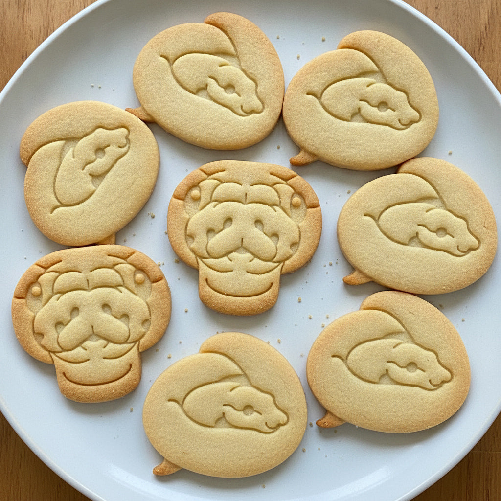 Set of 2 Ball Python Face & Ball Form Cookie Cutters