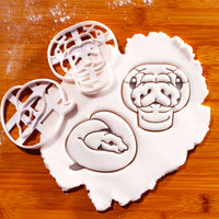 Set of 2 Ball Python Face & Ball Form Cookie Cutters