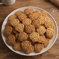 Set of 2 Ball Python Mini Cookie Cutter & Stamp Set