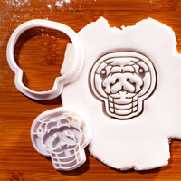 Ball Python Face Mini Cookie Cutter & Stamp Set