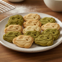Bearded Dragon Pogona Face Mini Cookie Cutter & Stamp Set