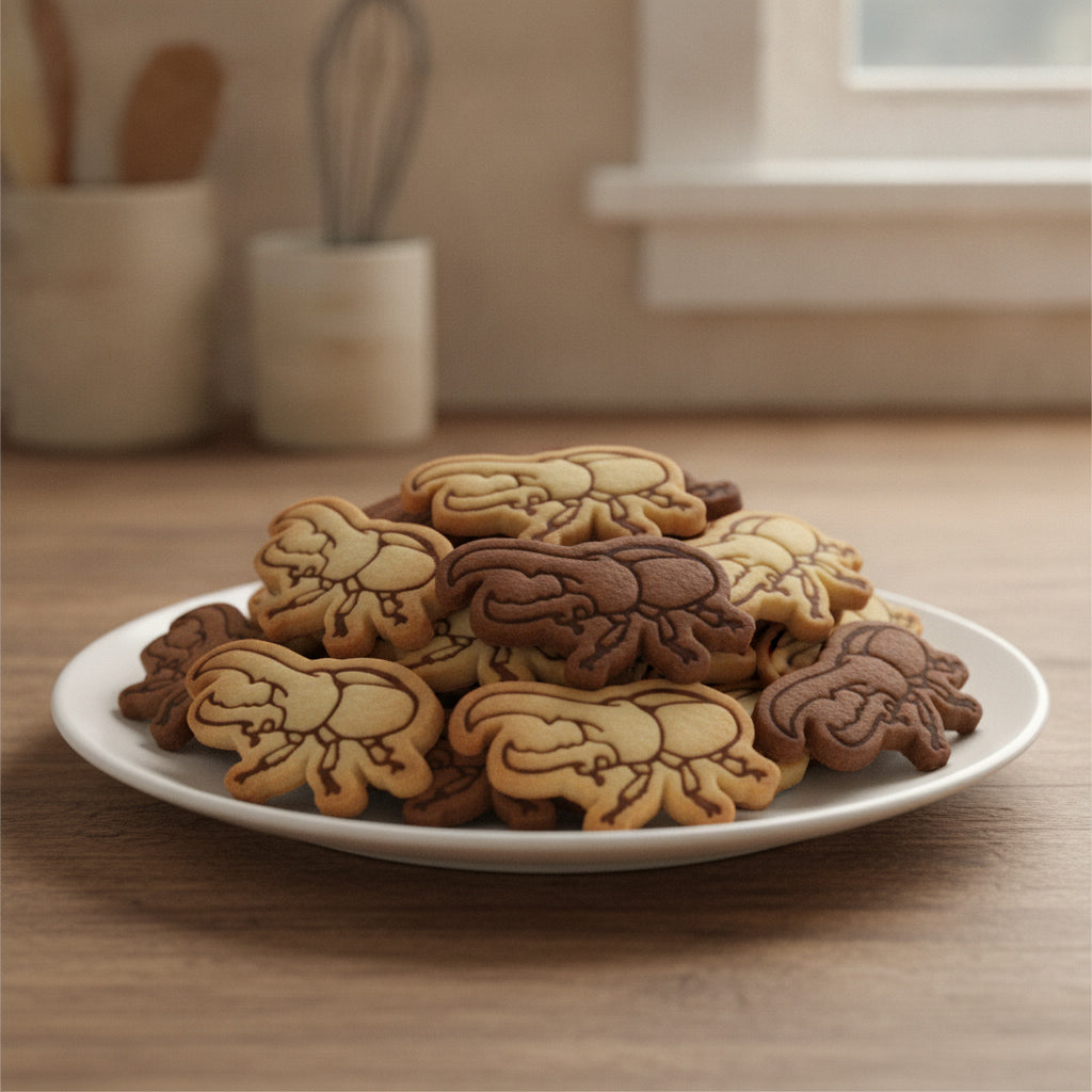 Hercules Beetle Mini Cookie Cutter & Stamp Set