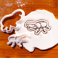 Hercules Beetle Mini Cookie Cutter & Stamp Set