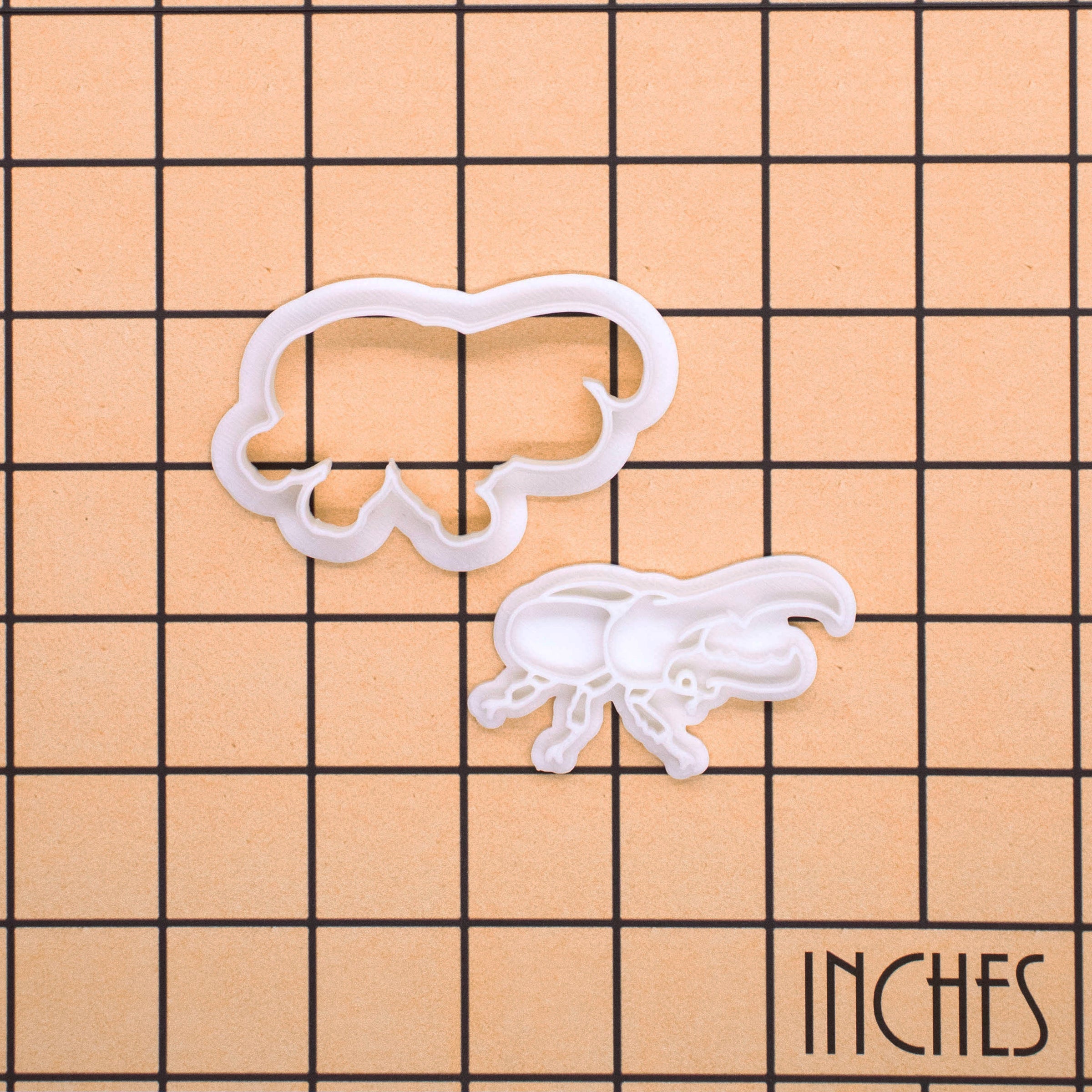 Hercules Beetle Mini Cookie Cutter & Stamp Set