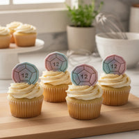 D12 Dice Mini Cookie Cutter & Stamp Set