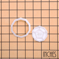 D12 Dice Mini Cookie Cutter & Stamp Set