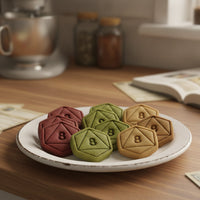 D8 Dice Mini Cookie Cutter & Stamp Set