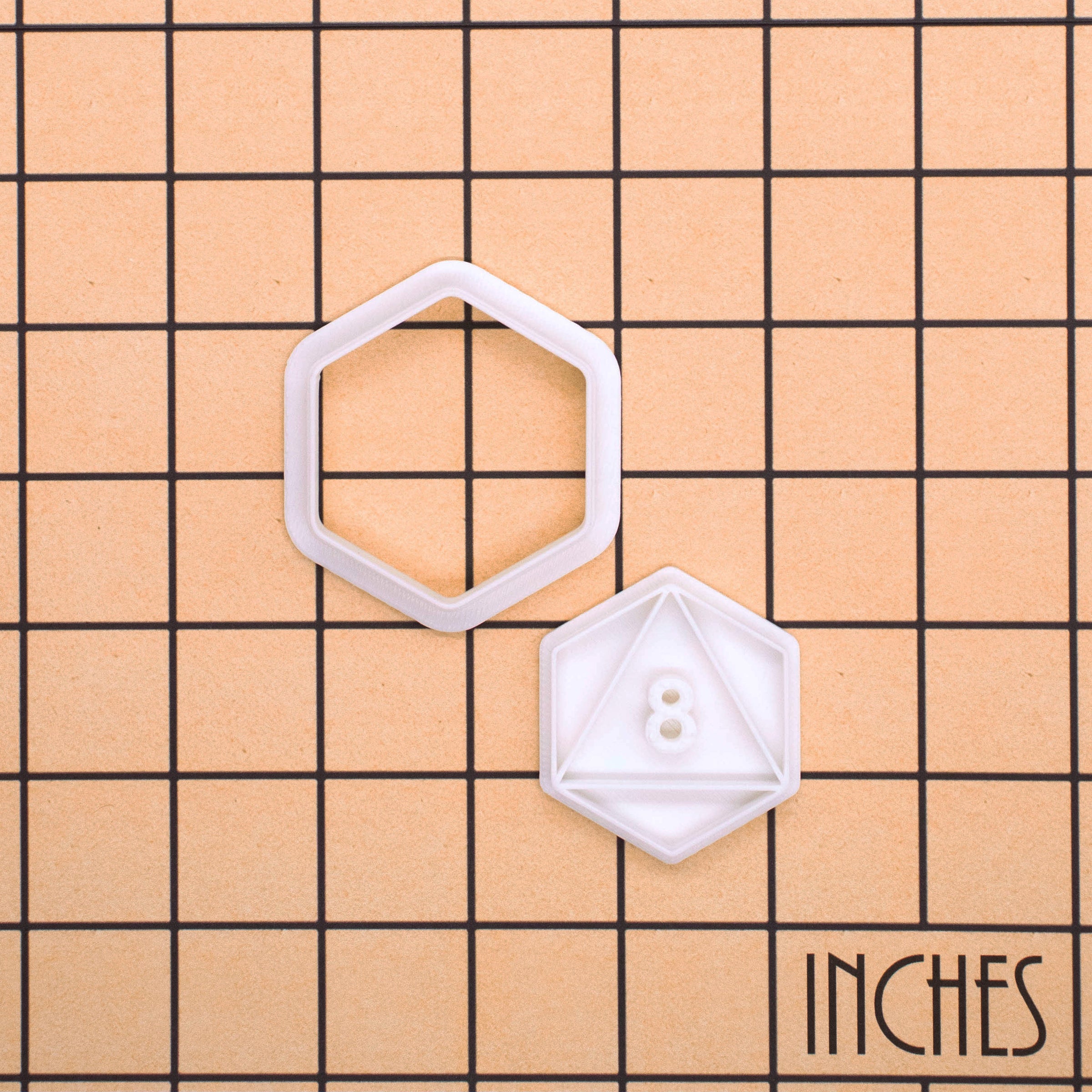 D8 Dice Mini Cookie Cutter & Stamp Set