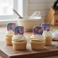 D6 Dice Mini Cookie Cutter & Stamp Set
