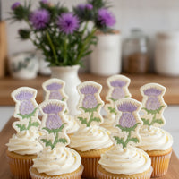 Thistle Flower Mini Cookie Cutter & Stamp Set