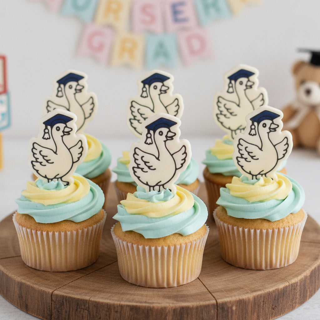 Graduate Goose Mini Cookie Cutter & Stamp Set