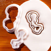 Hip Bone Mini Cookie Cutter & Stamp Set