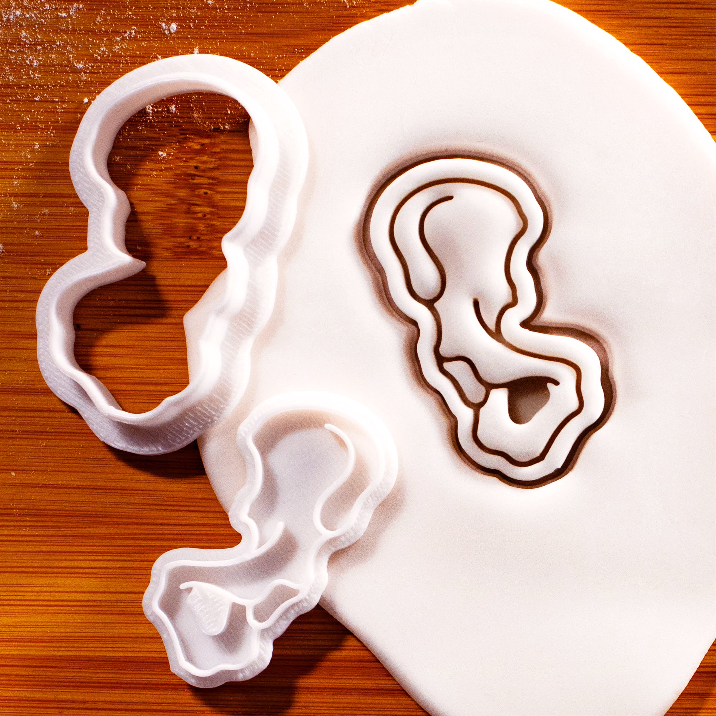 Hip Bone Mini Cookie Cutter & Stamp Set
