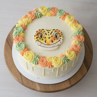 Smiling Gecko Face Cookie Cutter