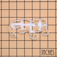 Smiling Gecko Full-Body Cookie Cutter