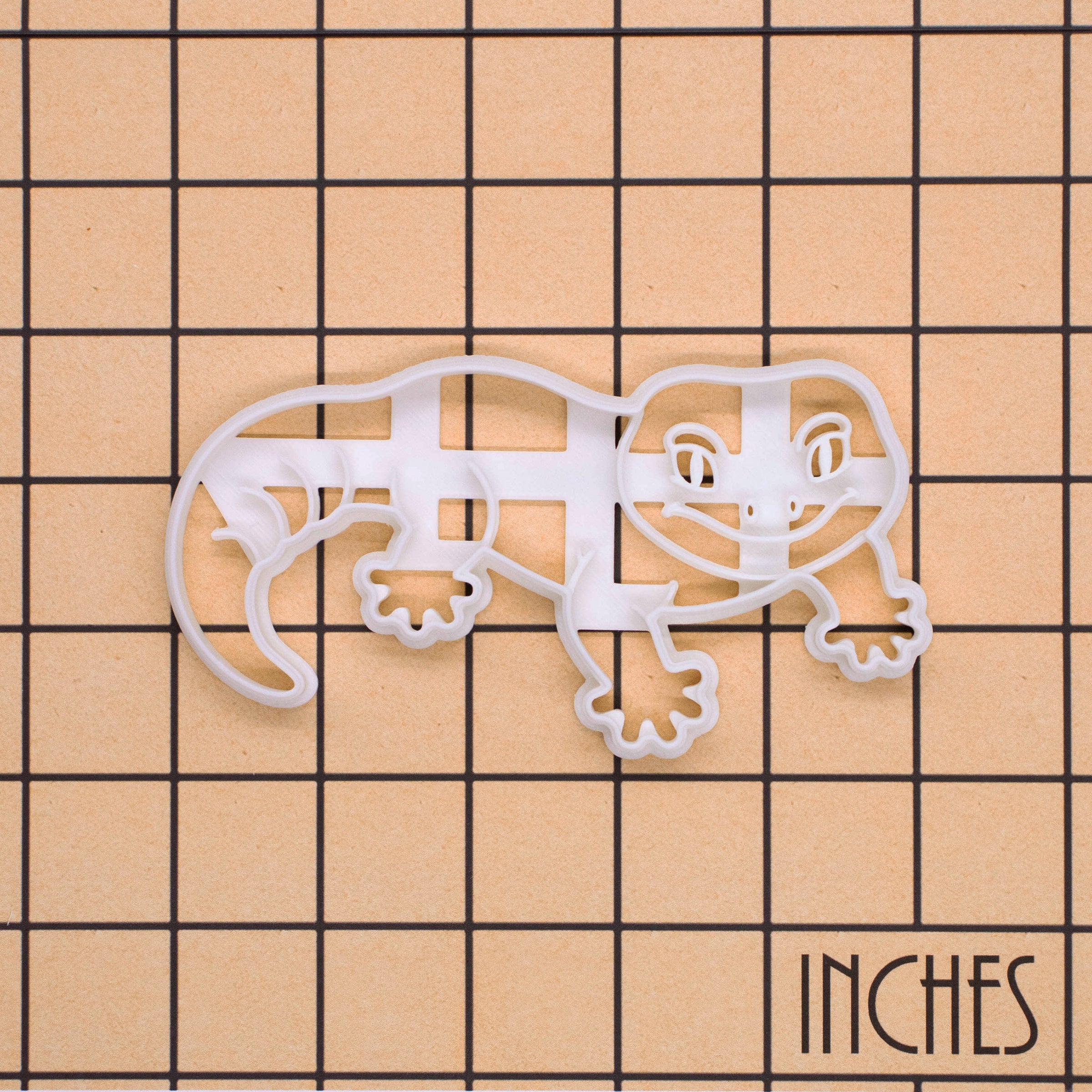 Smiling Gecko Full-Body Cookie Cutter
