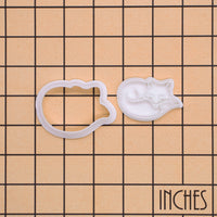 Sleeping Fox Mini Cookie Cutter & Stamp Set