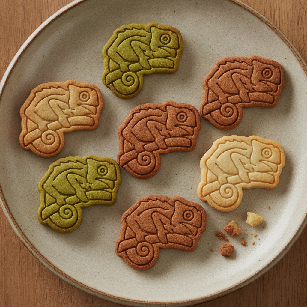 Chameleon Mini Cookie Cutter & Stamp Set