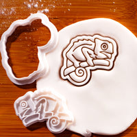 Chameleon Mini Cookie Cutter & Stamp Set