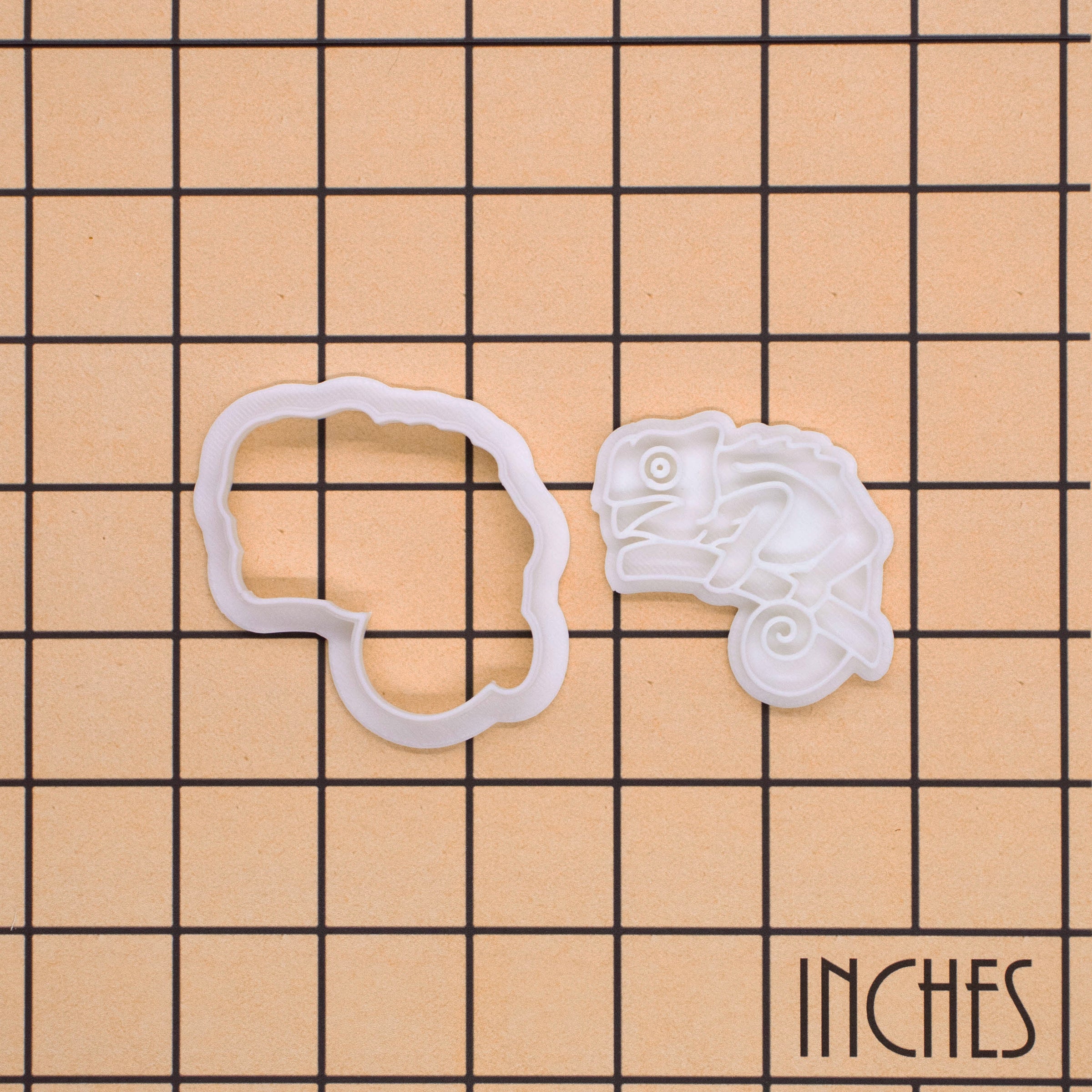 Chameleon Mini Cookie Cutter & Stamp Set