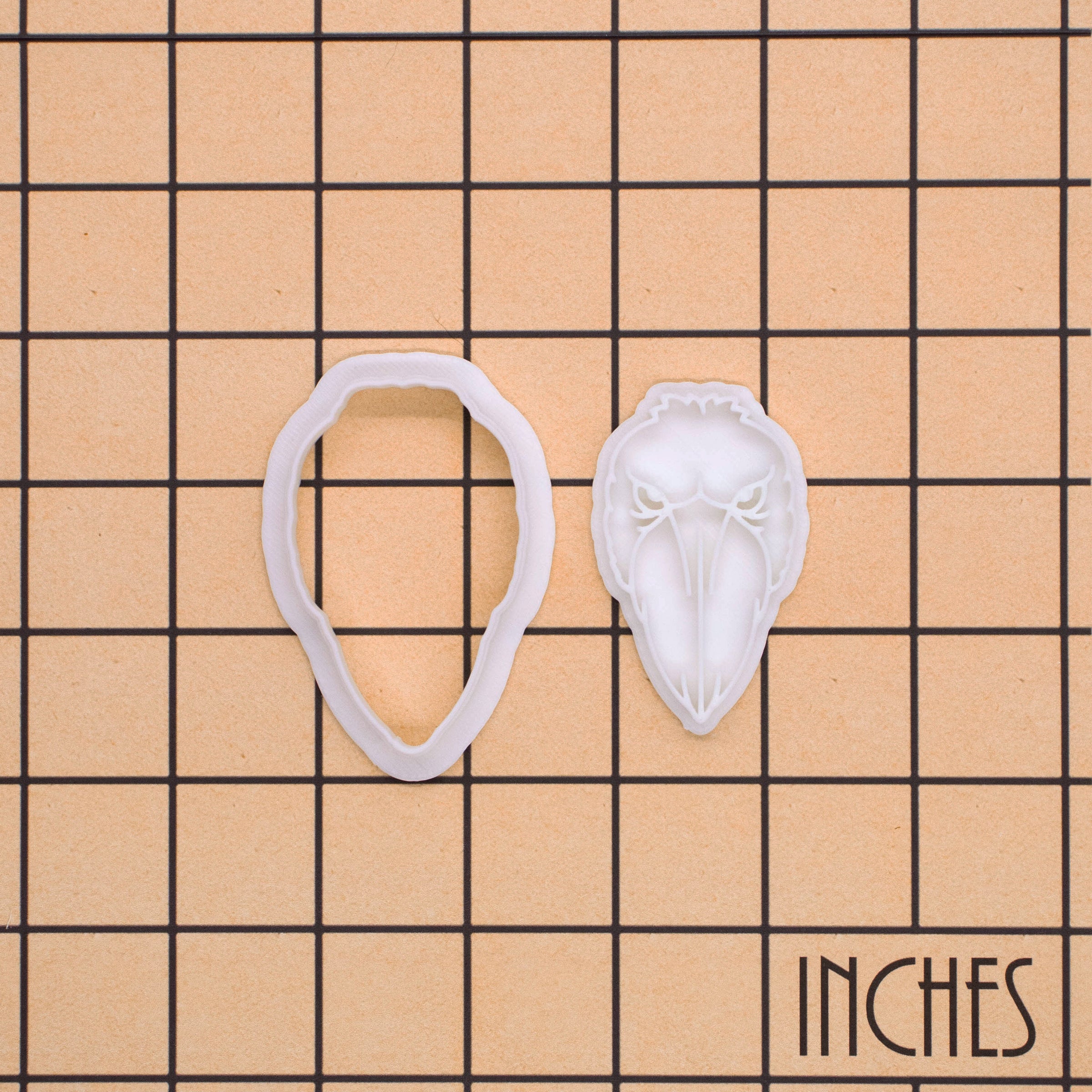 Shoebill Front Stare Mini Cookie Cutter & Stamp Set