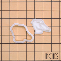 Shoebill Side View Mini Cookie Cutter & Stamp Set