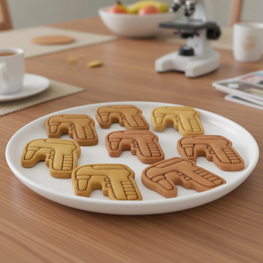 Electronic Pipette Mini Cookie Cutter & Stamp Set