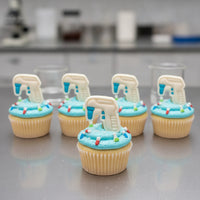 Set of 2 Electronic Pipette & Cell Culture Flask Mini Cookie Cutter & Stamp Sets