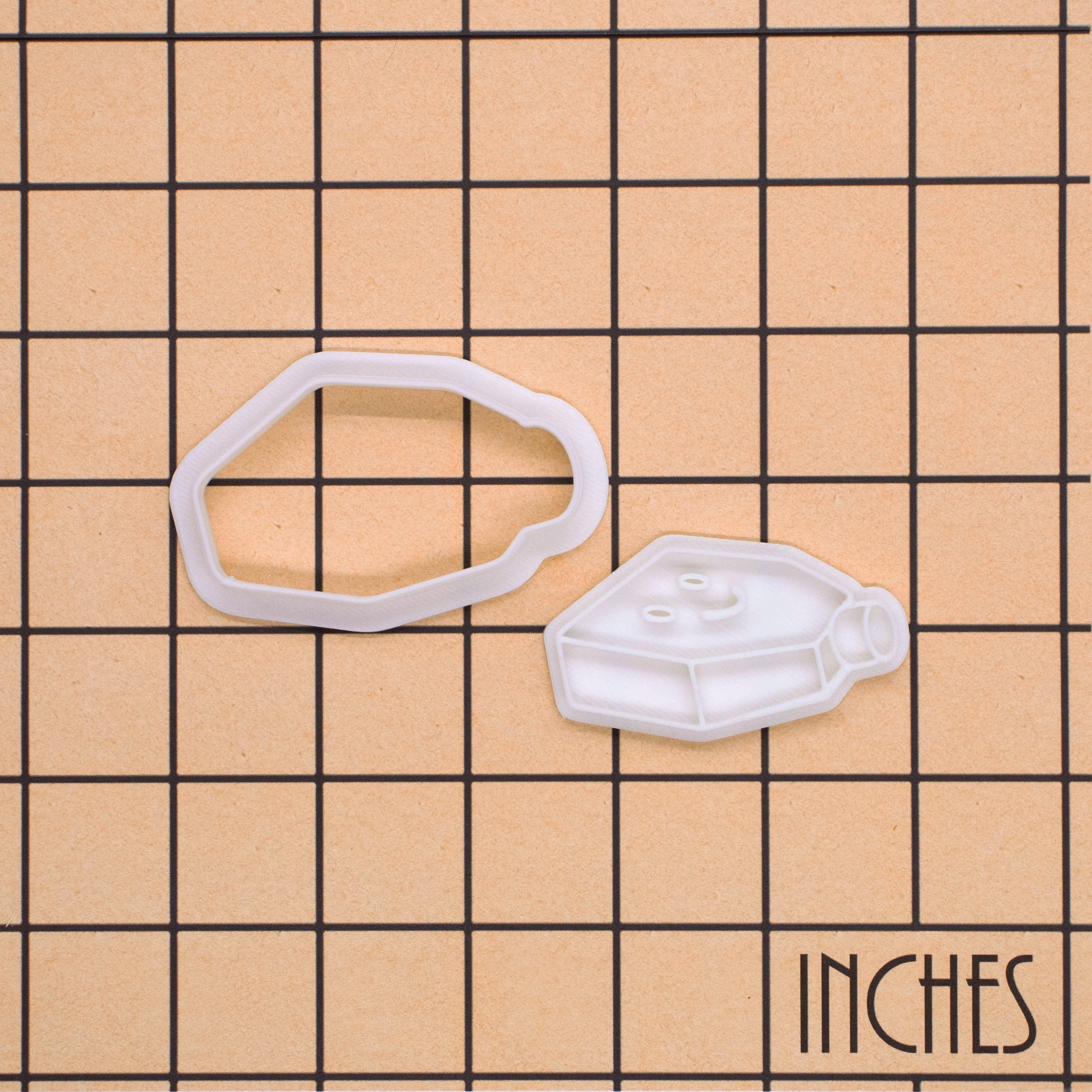 Cell Culture Flask Mini Cookie Cutter & Stamp Set
