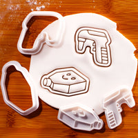Set of 2 Electronic Pipette & Cell Culture Flask Mini Cookie Cutter & Stamp Sets