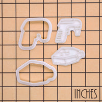 Set of 2 Electronic Pipette & Cell Culture Flask Mini Cookie Cutter & Stamp Sets
