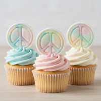 Set of 2 Peace Symbol & V Sign Hand Mini Cookie Cutter & Stamp Sets