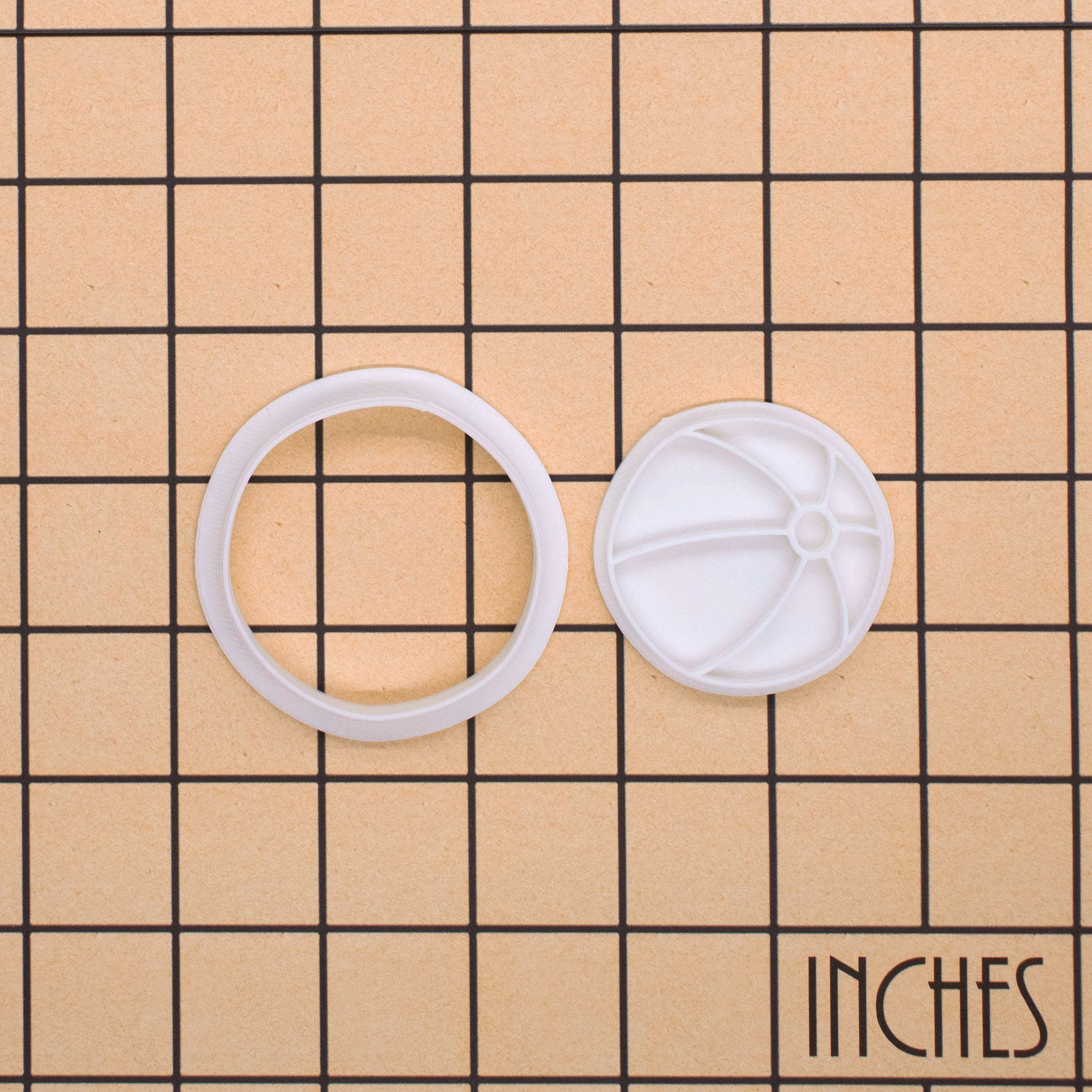 Beach Ball Mini Cookie Cutter & Stamp Set